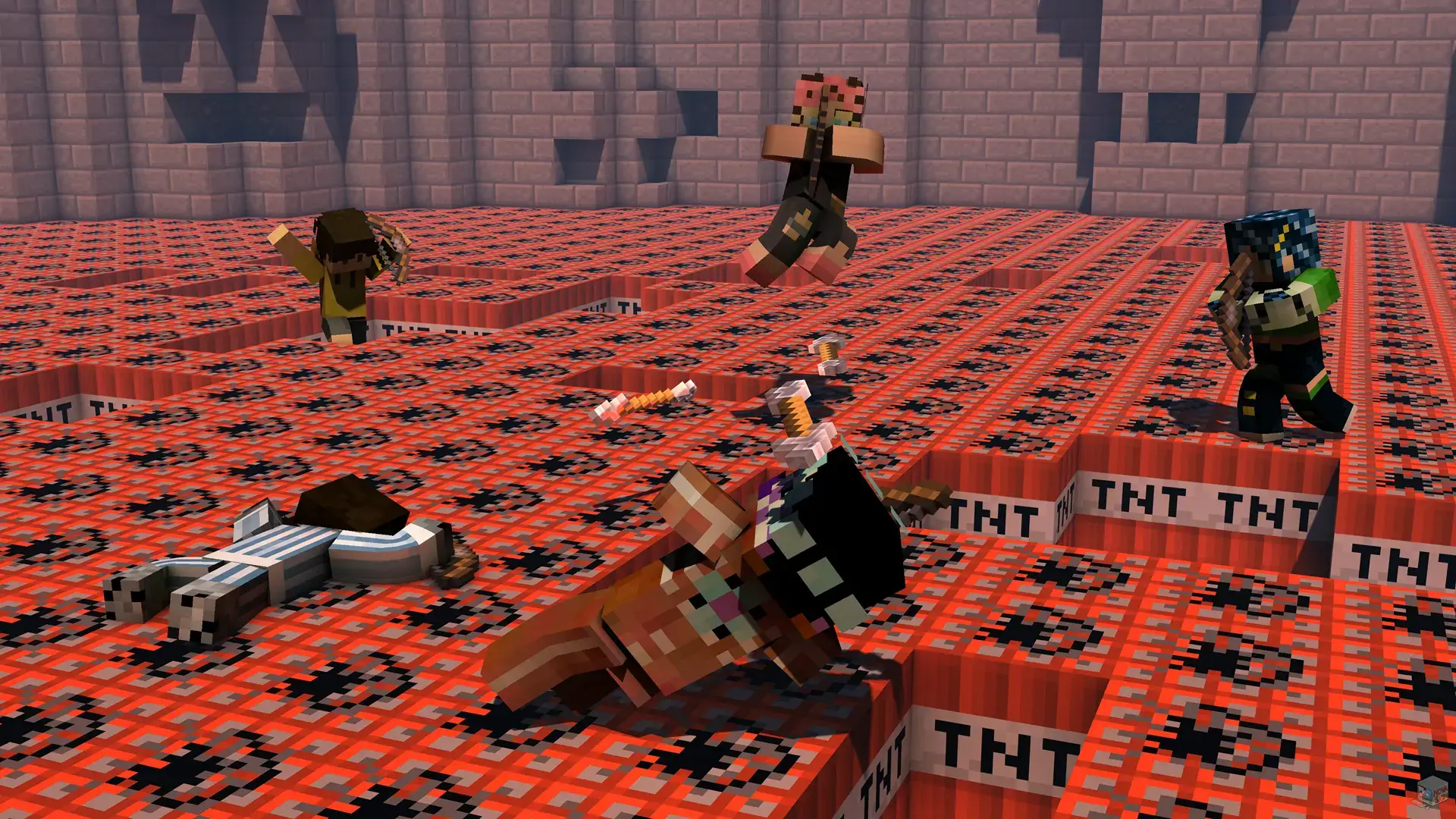 Multiple BadWolfMC worlds and game modes.