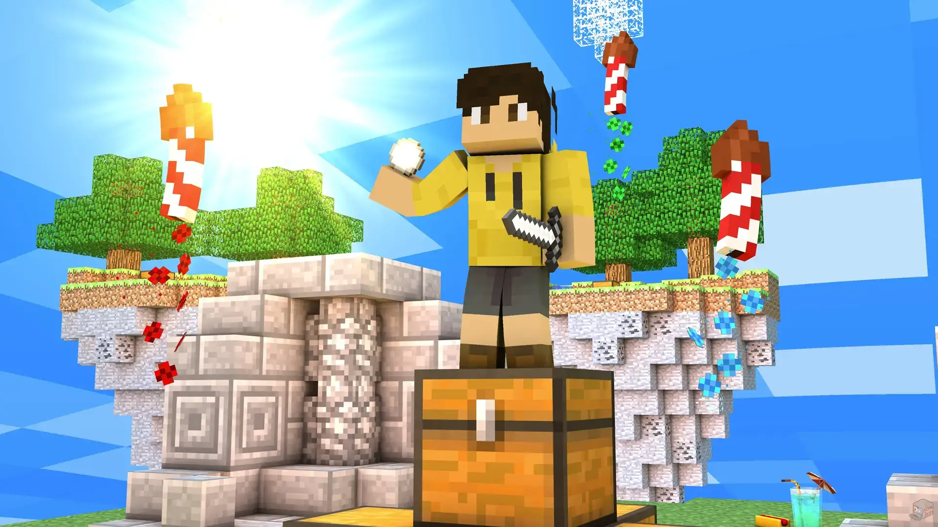 Custom items and potions on BadWolfMC.