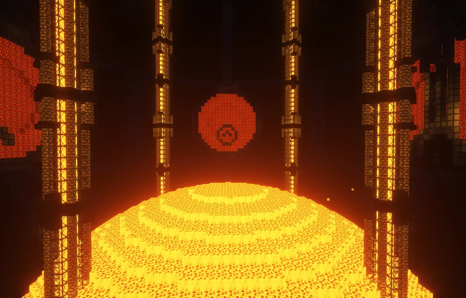 The Eye of Harmony recreated in Minecraft