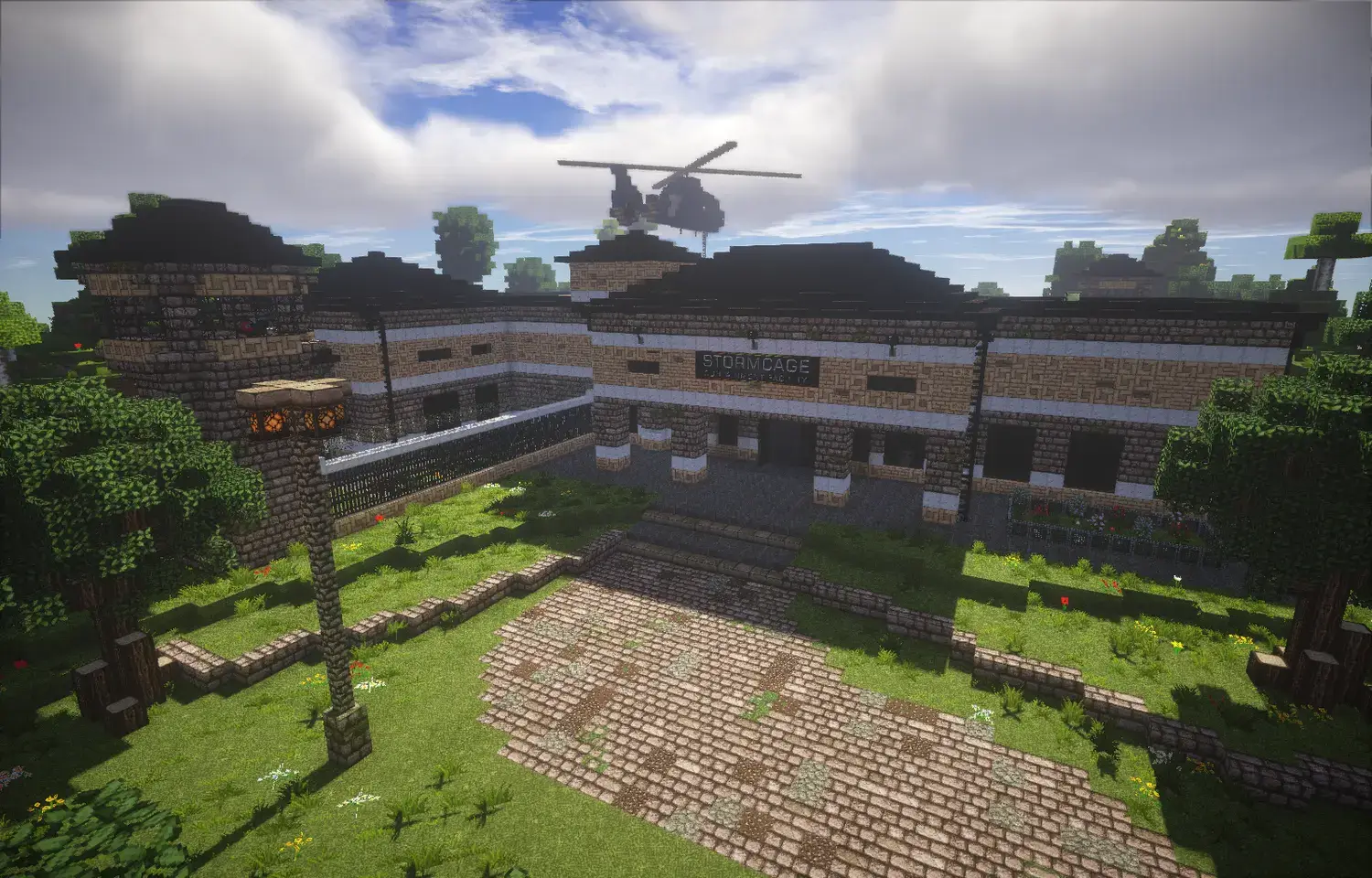 Exterior of BadWolfMC's infamous prison, Stormcage