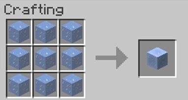 Packed Ice Crafting Recipe