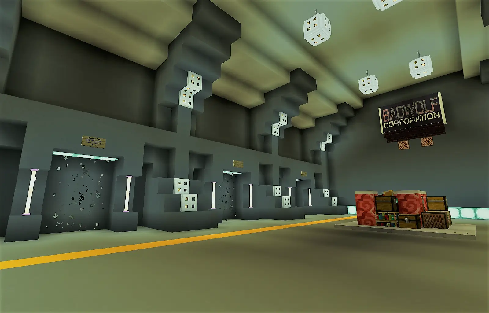 The Satellite 5 lobby build