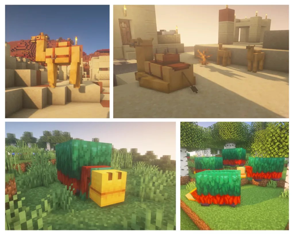 Sniffers and Camels on BadWolfMC: An Adult Minecraft Server