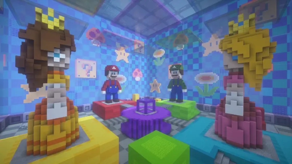 Mario Block Party TNT Tag Map