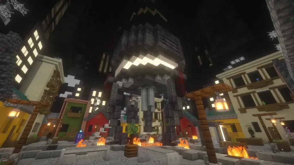 A Minecraft build of Beep the Meep's Ship in BadWolfMC: An Adult Minecraft Server's Vault 7