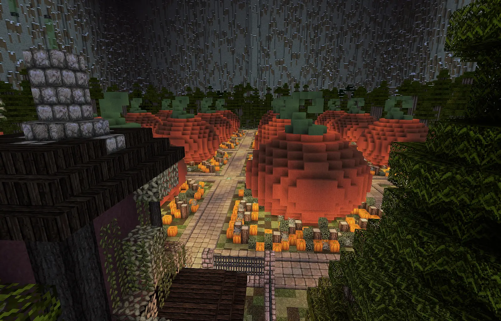 The Pumpkin Carving Contest on BadWolfMC: An Adult Minecraft Server