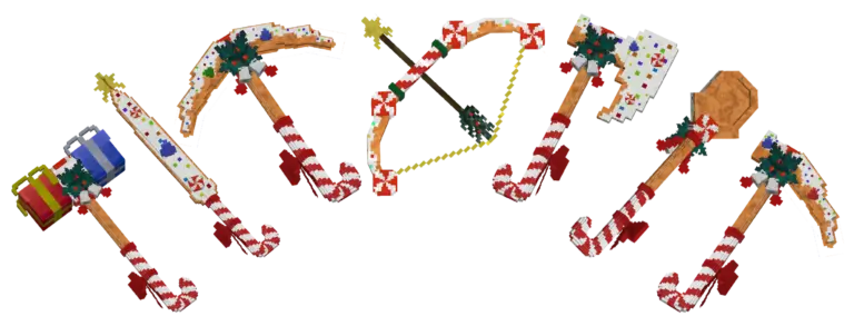 Sugar Plum Tool Set Appearances on BadWolfMC: An Adult Minecraft Server