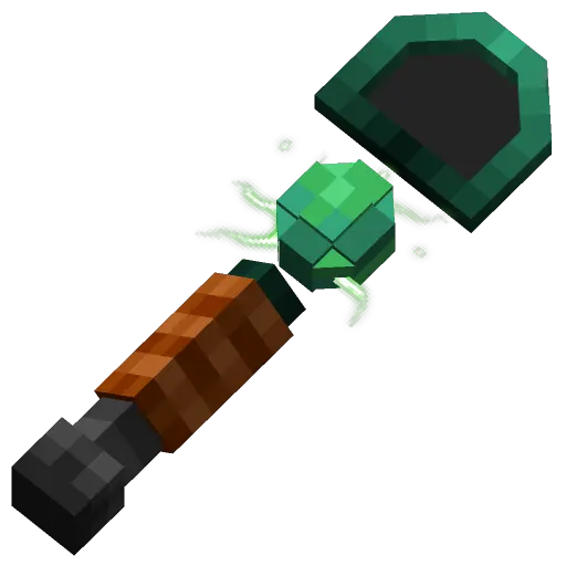 Sonic-themed shovel cosmetic.